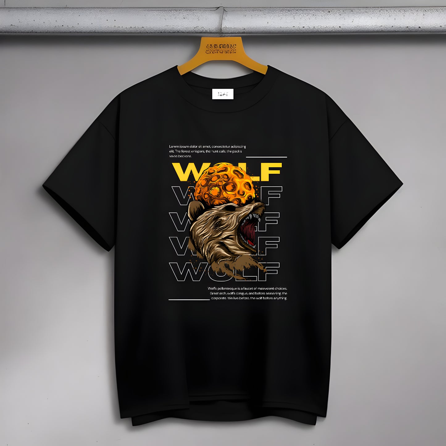 Wolf, Oversized T-Shirt