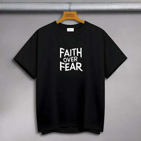 Faith Over Fear, Oversized T-Shirt